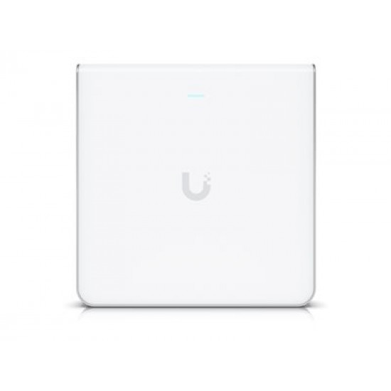 UBIQUITI U6-Enterprise-IW In-Wall Access point Dual Band WiFi 6E 4x4 MIMO 1xRJ45 2.5Gb/s PoE+ 4x RJ45 1000Mb/s