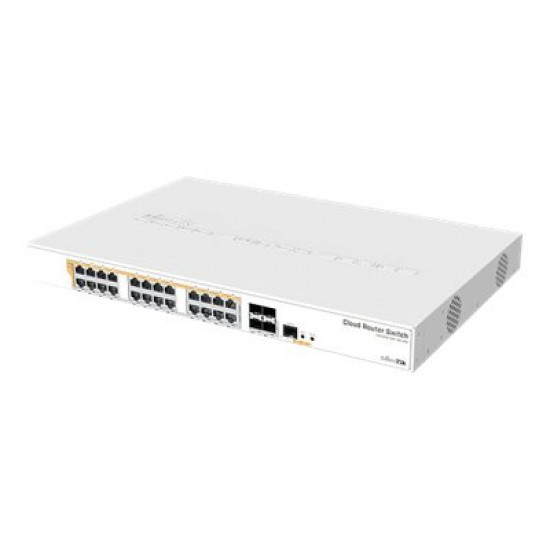 MIKROTIK CRS328-24P-4S+RM PoE Switch 24x RJ45 1000Mb/s 4x SFP+ Dual Boot PoE Budget 500W