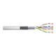 DIGITUS CAT 6 SF-UTP patch cable raw length 305 m paper box AWG 26/7 LSZH simplex color grey