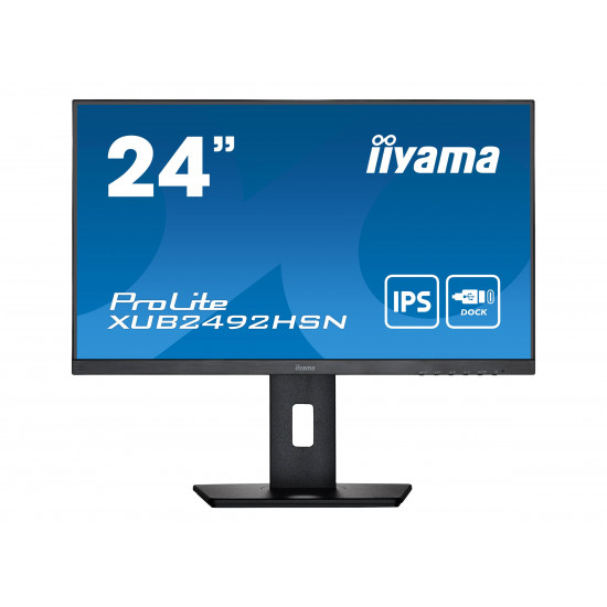 IIYAMA XUB2492HSN-B5 23.8inch IPS 1920x1080 250cd/m2 4ms HDMI DP USB