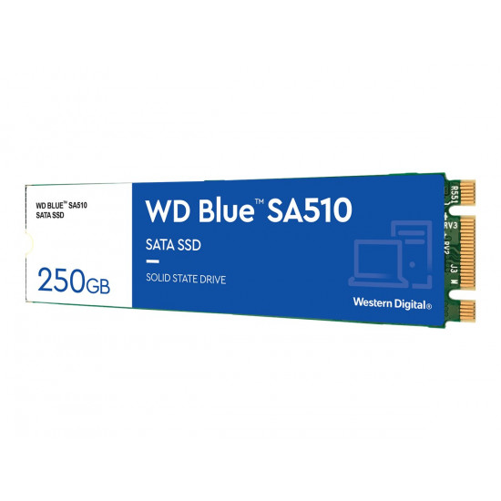 WD Blue SA510 SSD 250GB M.2 2280 SATA III 6Gb/s internal single-packed