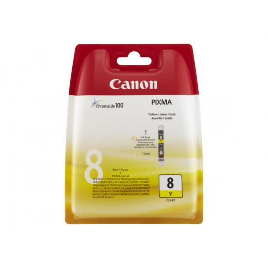 CANON CLI-8Y ink yellow 13ml for Pixma MP800 500 iX4000 iX5000