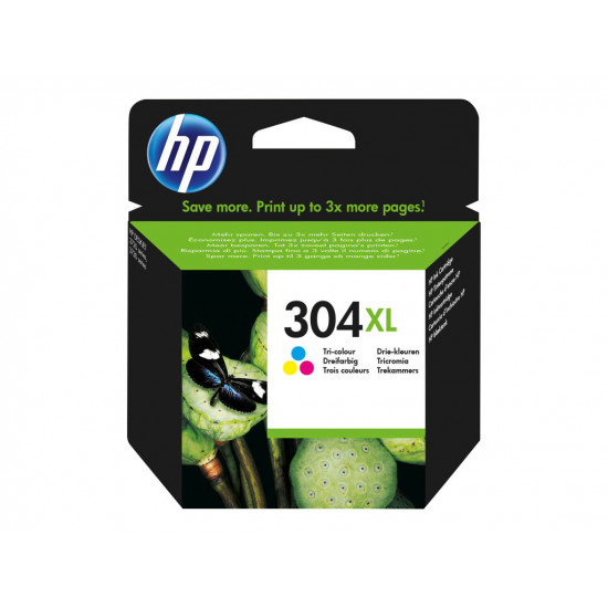 HP 304XL Tri-color Ink Cartridge Blister