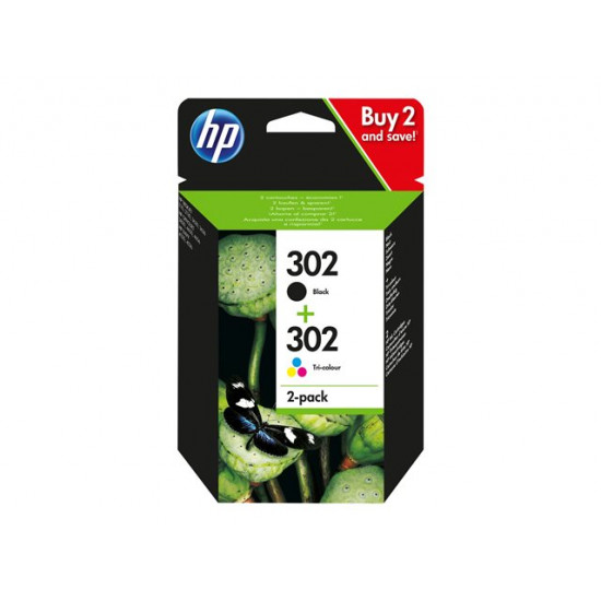 HP 302 Ink Cartridge Combo 2-Pack BLISTER