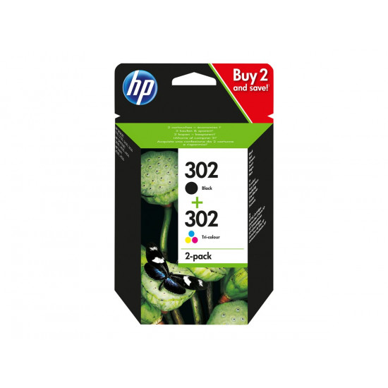 HP 302 Ink Cartridge Combo 2-Pack BLISTER