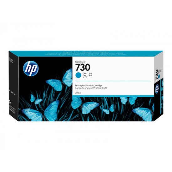 HP 730 300 ml Cyan Ink Cartridge 