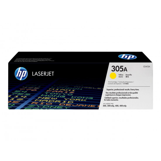 HP Toner 305A yellow HV LaserJet Pro 300 color M351 M375 MfP Pro 400 M451 M475 MfP