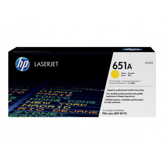 HP Toner 651A yellow HV LJ Enterprise 700 color MFP M775 Series