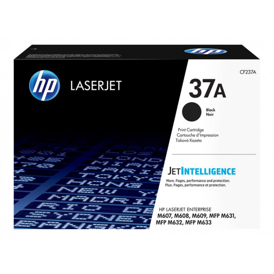 HP 37A Original LaserJet Toner Cartridge Black