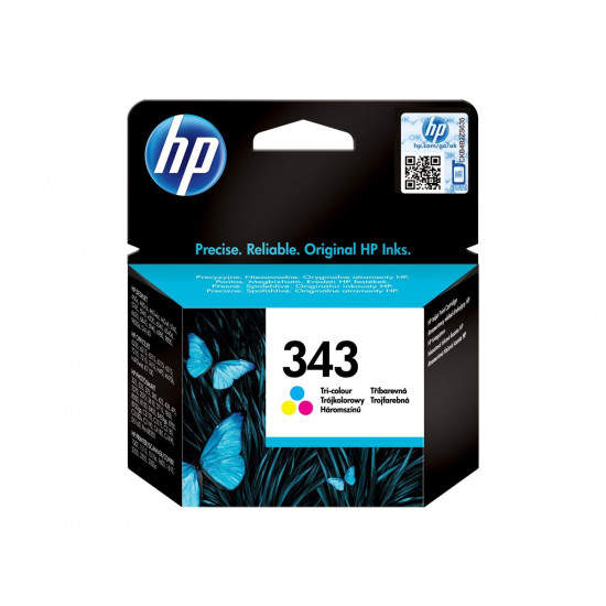 HP 343 Ink 7ml color DJ5740 6540 6840 PS325 375 8150 PSC2355 2610 2710 (ML)