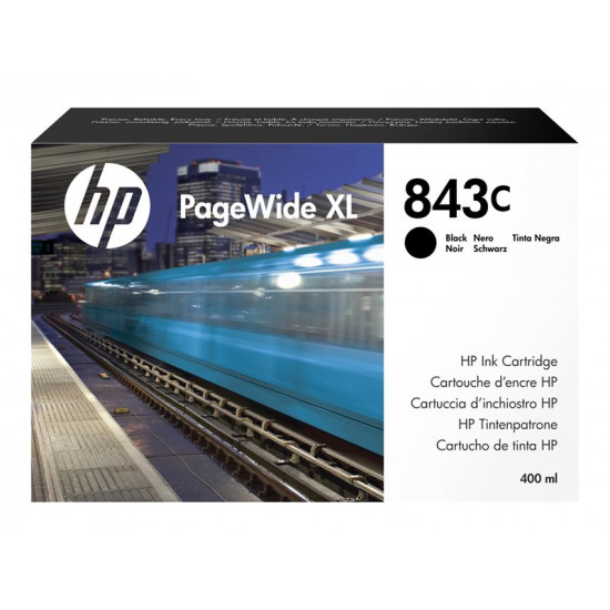 HP 843C ink cartridge black 400ml