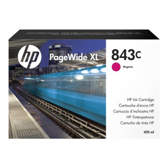 HP 843C ink cartridge magenta 400ml