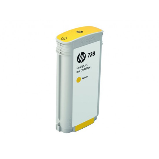 HP 728 130-ml Yellow Ink Cartridge