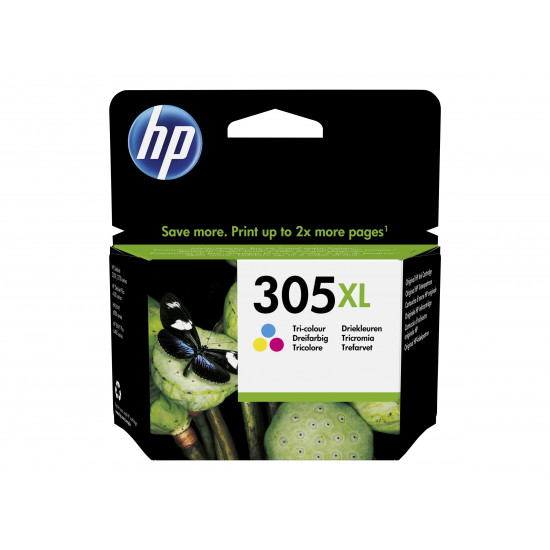 HP 305XL High Yield Tri-color Original Ink Cartridge