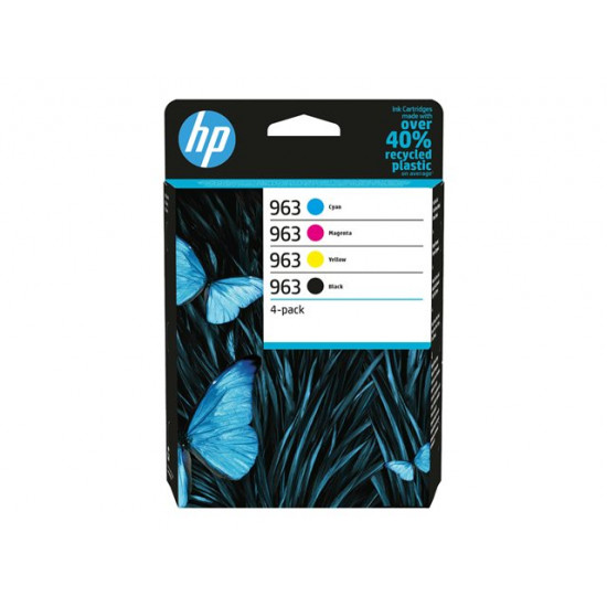 HP 963 CMYK Original Ink Cartridge 4-Pack