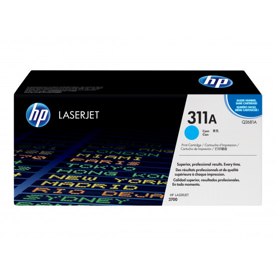 HP Toner Cyan CLJ3700 6000 sh bei 5 Prozent access cover