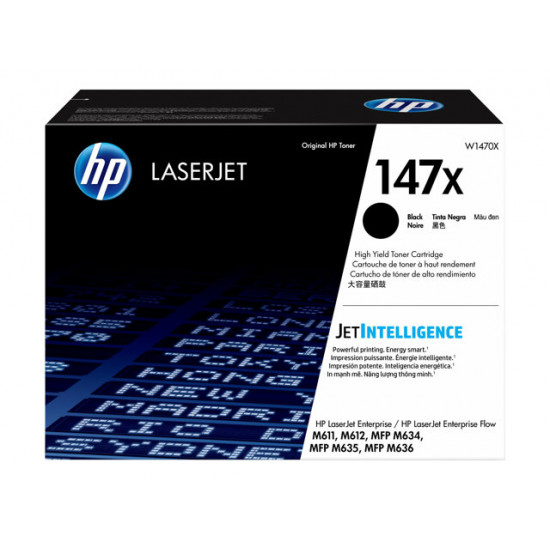 HP 147X Black LaserJet Toner Cartridge 25.200 pages