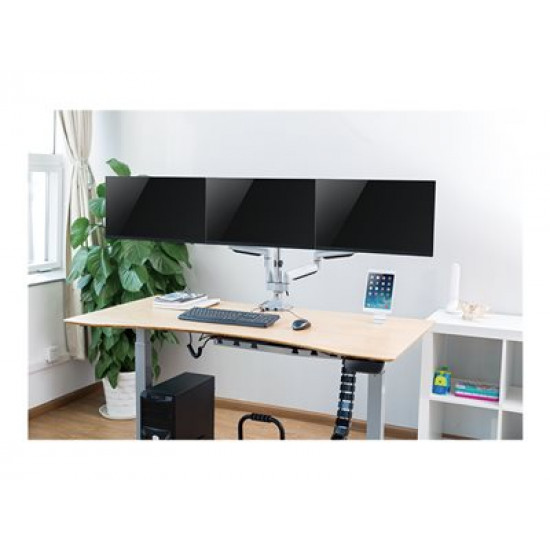 LOGILINK BP0052 - Triple alumium monitor desk mount.13-27 max 7 kg