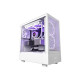 NZXT PC case H5 Flow midi tower white window