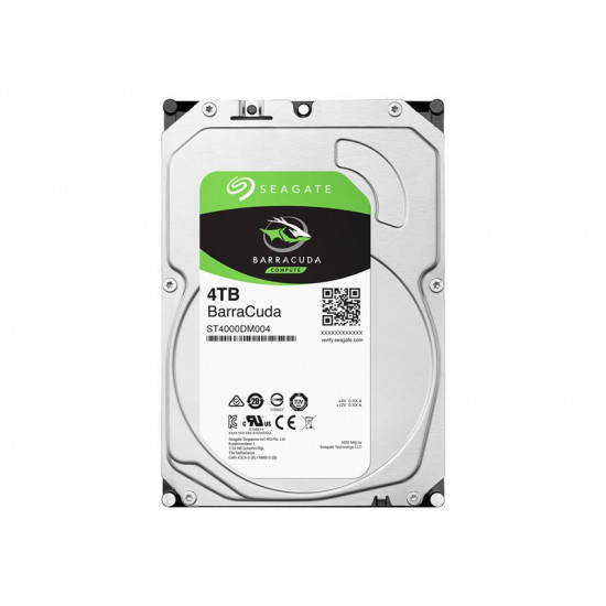 SEAGATE Desktop Barracuda 5400 4TB HDD 5400rpm SATA serial ATA 6Gb/s NCQ 256MB cache 8,9cm 3,5inch BLK