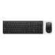 LENOVO Essential Wireless Combo Keyboard & Mouse Gen2 Black US Euro 103P