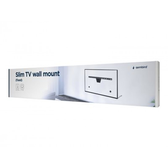 GEMBIRD WM-S80F-01 Slim TV wall mount fixed 37-80inch up to 50 kg