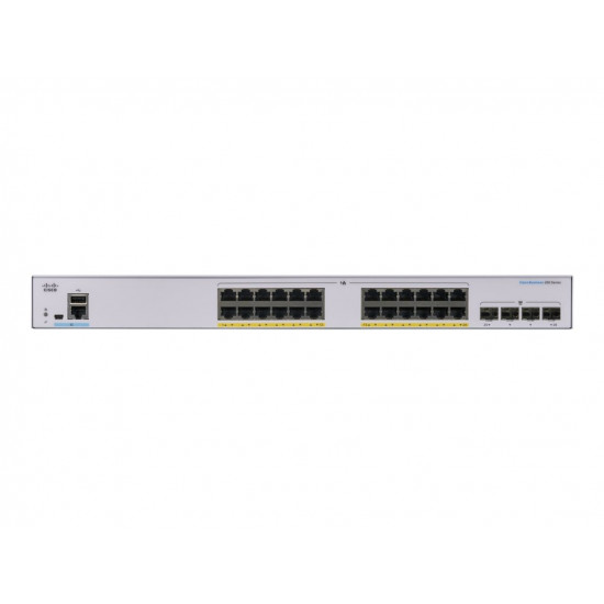 CISCO Business CBS250 switch intelligent 24-port GE PoE 4x1G SFP