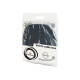 GEMBIRD VT-210X12 velcro cable ties 210mm bag of 100 pcs black