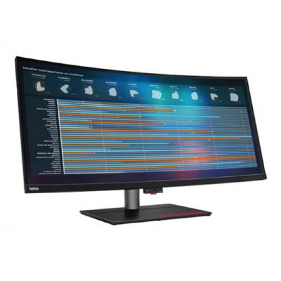 LENOVO ThinkVision P40w-20 39.7inch 5120x2160 21:9 Thunderbolt 4 Ultra-Wide Curved Monitor