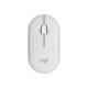 LOGITECH Pebble Mouse 2 M350s Mouse optical 3 buttons wireless Bluetooth 5.2 LE tonal white