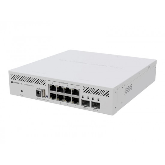 MIKROTIK CRS310-8G+2S+IN Switch 8x RJ45 2.5Gb/s 2x SFP+ RouterOS L5 desktop