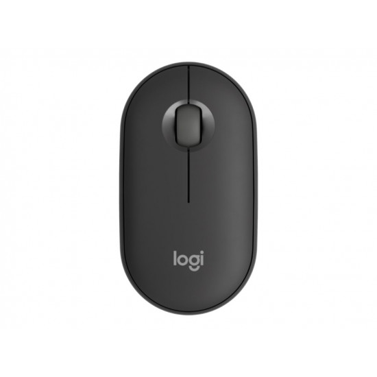 LOGITECH Pebble Mouse 2 M350s Mouse optical 3 buttons wireless Bluetooth 5.2 LE tonal graphite