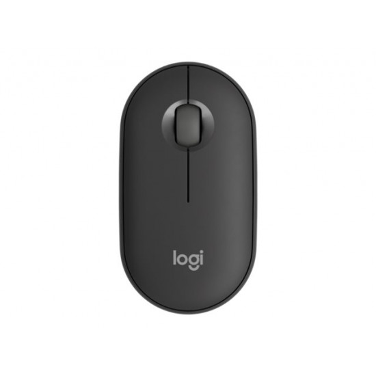 LOGITECH Pebble Mouse 2 M350s Mouse optical 3 buttons wireless Bluetooth 5.2 LE tonal graphite