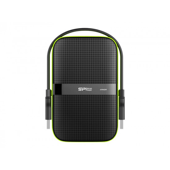 SILICONPOW SP040TBPHDA60S3K External HDD Silicon Power Armor A60 2.5 4TB USB 3.0, IPX4, Black