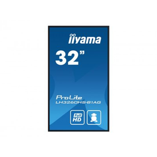 IIYAMA LH3260HS-B1AG 32inch 1920x1080 FHD VA panel Haze 25perc 500cd/m Landscape and Portrait Wallmount Included