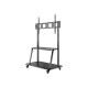 LOGILINK BP0085 TV monitor cart 60-105inch height adjustable 150kg max.