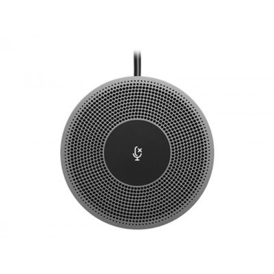 LOGITECH EXPANSION MIC FOR MEETUP Microphone for Small Room Solution for Google Meet for Microsoft Teams Rooms for Zoom Rooms