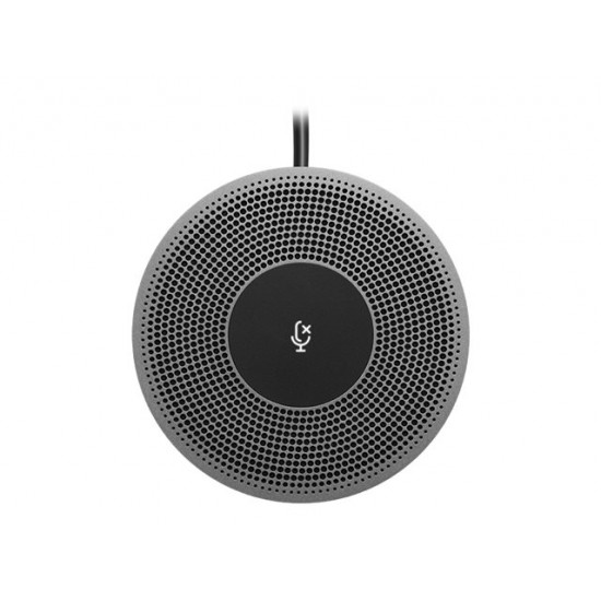 LOGITECH EXPANSION MIC FOR MEETUP Microphone for Small Room Solution for Google Meet for Microsoft Teams Rooms for Zoom Rooms