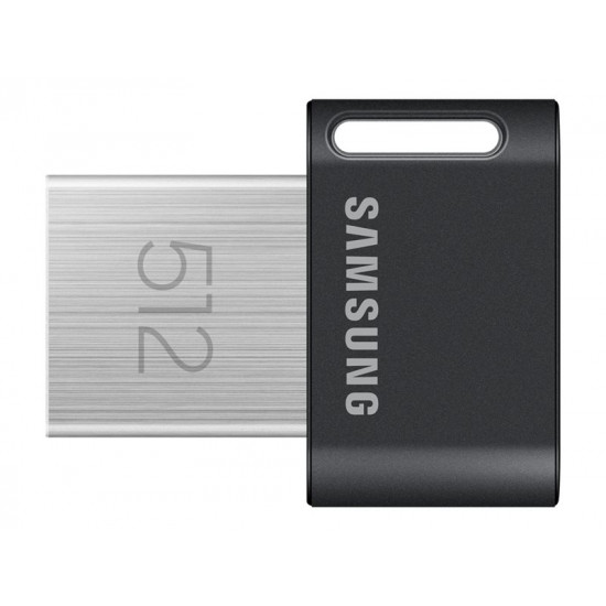 SAMSUNG FIT Plus USB-Stick Type-A 512GB 400MB/s Read 110MB/s Write compact USB 3.1 Flash Drive mit Schl sselring Gray