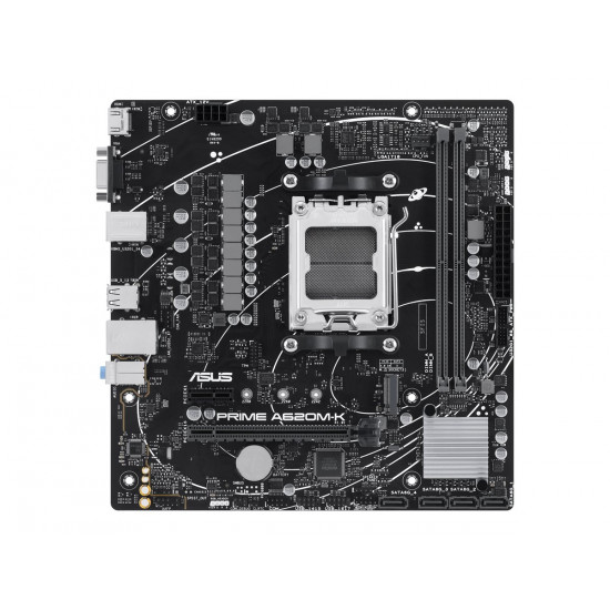 ASUS PRIME A620M-K AM5 2xDDR5 mATX MB 4xSATA 1xM.2