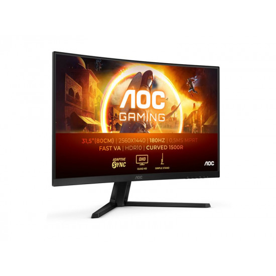 AOC CQ32G4VE 31.5inch Curved 2560x1440 0.5 ms HDMI DP Black/Grey