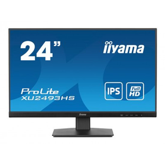 IIYAMA XU2493HS-B6 24inch ETE IPS-panel 1920x1080 100Hz 250cd/m Speakers HDMI DisplayPort