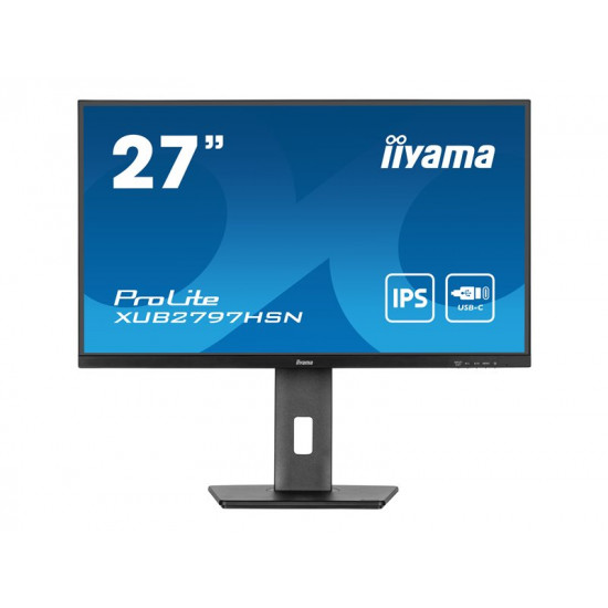 IIYAMA XUB2797HSN-B1 27inch IPS 1920x1080 250cd/m2 1ms HDMI DP USB