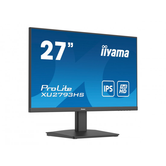 IIYAMA XU2793HS-B6 27inch ETE IPS EyeComfort/EyeSafe 2.0 FHD 100Hz 250cd/m2 Speakers HDMI DP 1ms FreeSync FreeSync