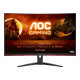 AOC C32G2ZE/BK 31.5inch 1920x1080 VA Curved 240Hz 1MS MPRT FreeSync Premium DPx1 HDMIx1 VESA 100x100 GAMING LINE