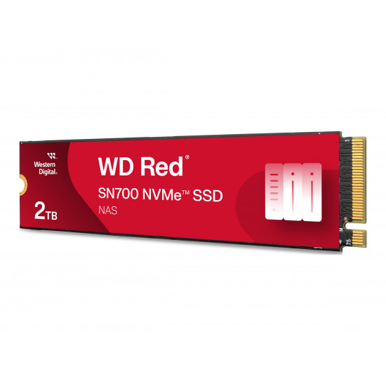 WD Red SSD SN700 NVMe 2TB M.2 2280 PCIe Gen3 8Gb/s internal drive for NAS devices