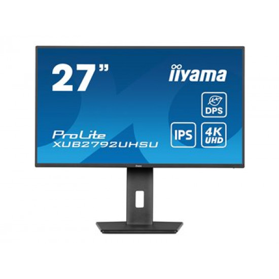 IIYAMA XUB2792UHSU-B6 27inch IPS UHD 60Hz 350cd/m2 4ms HDMI DP Speakers