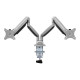 LOGILINK BP0043 - Dual alumium monitor desk mount.13-27. max. 9 kg