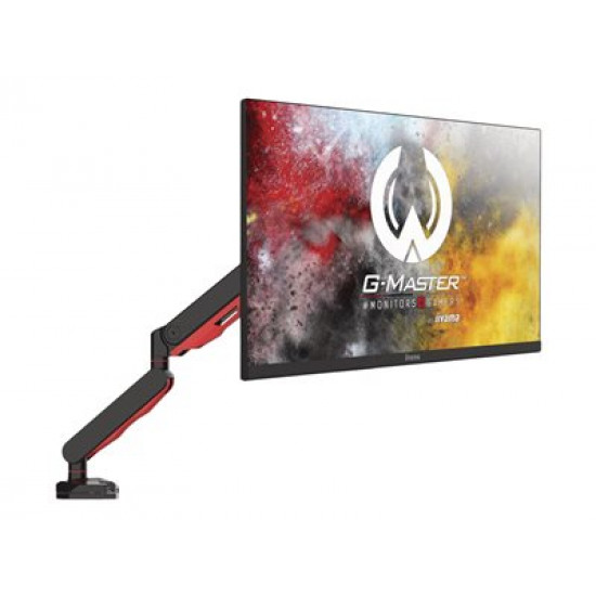 IIYAMA DSG3001C-R1 Gaming desk mount for single monitor with height adjustable VESA 75x75 or 100x100mm USB ports