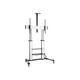 LOGILINK BP0084 TV monitor cart 60-100inch height adjustable 100kg max.